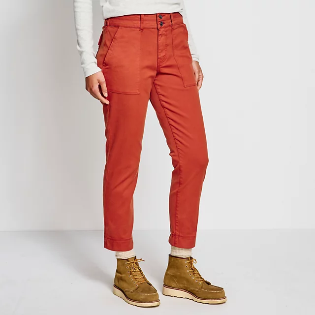 Orvis Exclusive Kut From The Kloth® Reese High-Rise Utility Pants RUSSET