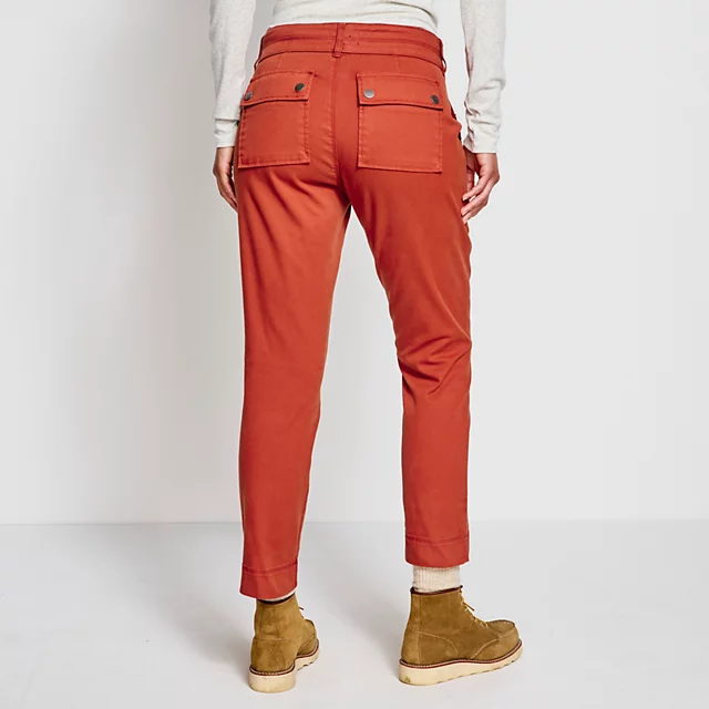 Orvis Exclusive Kut From The Kloth® Reese High-Rise Utility Pants RUSSET