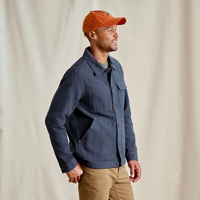 Orvis Garment-Dyed Hemp-Blend Utility Jacket TRUE NAVY