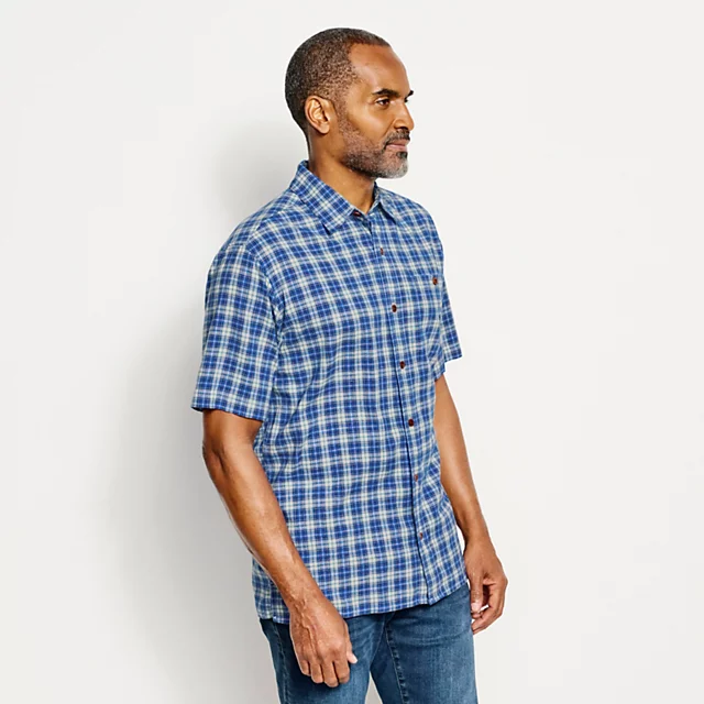 Orvis Hemp/TENCEL Stretch Short-Sleeve Shirt SPRING GREEN