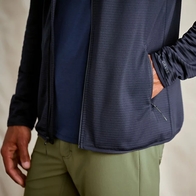 Orvis Horseshoe Hills Full-Zip Hoodie DARK NAVY/TARRAGON