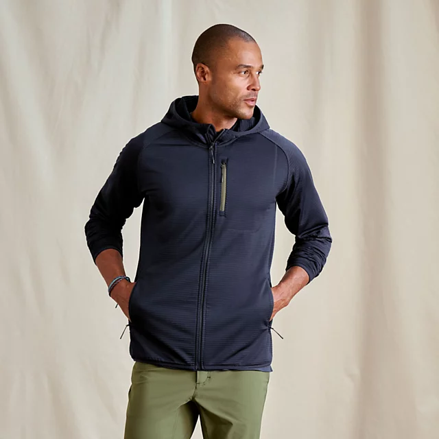 orvis Horseshoe Hills Full-Zip Hoodie DARK NAVY/TARRAGON