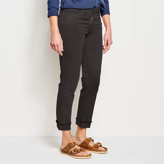 Orvis Kut From The Kloth® Amy Stretch Twill Cropped Chinos BLACK