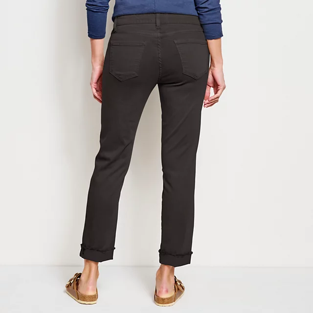 Orvis Kut From The Kloth® Amy Stretch Twill Cropped Chinos BLACK