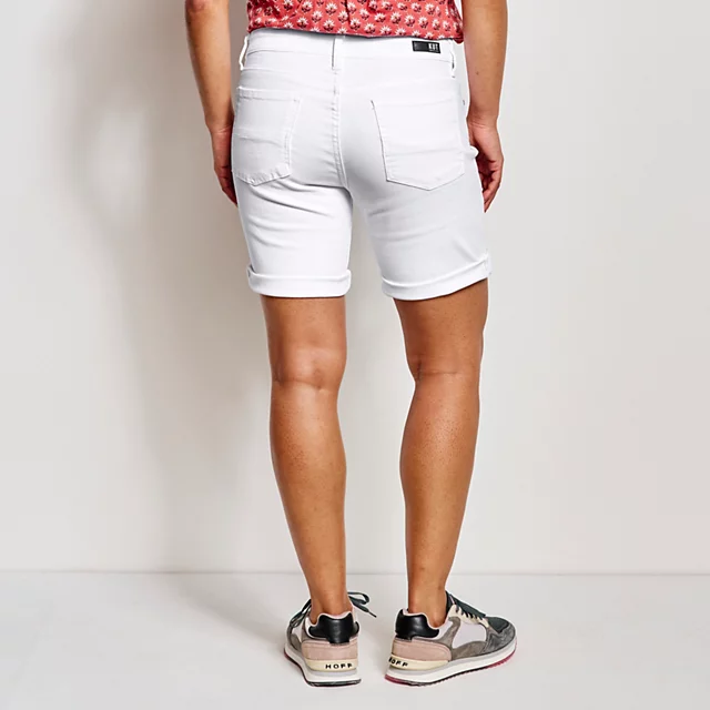 Orvis Kut From The Kloth® Catherine Boyfriend Shorts 7" WHITE MIDRISE