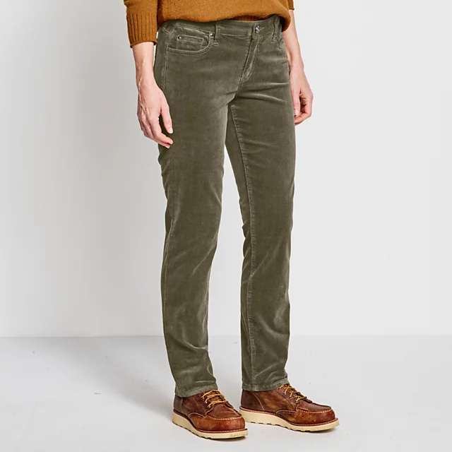 Orvis Kut From The Kloth® Catherine Mid-Rise Boyfriend Cords WINE