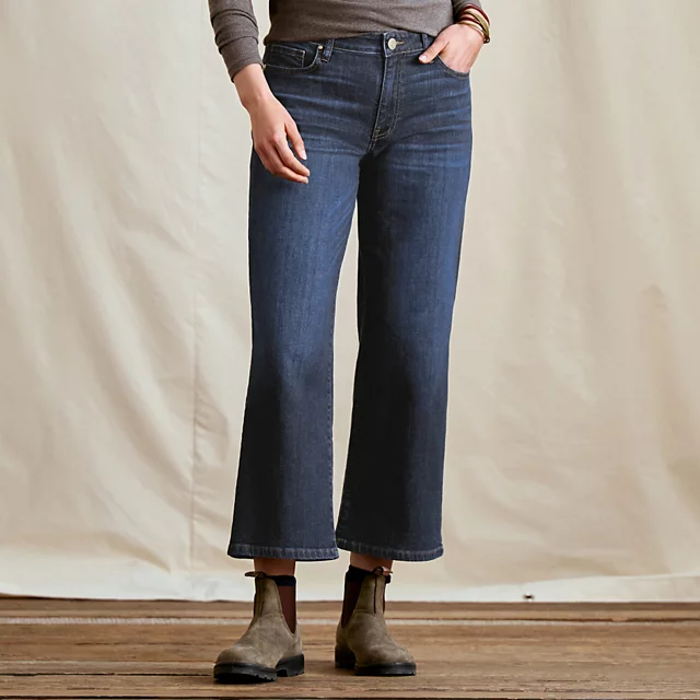 Orvis Kut From The Kloth® Charlotte Denim Wide-Leg Cropped Jeans EXCLUSIVE