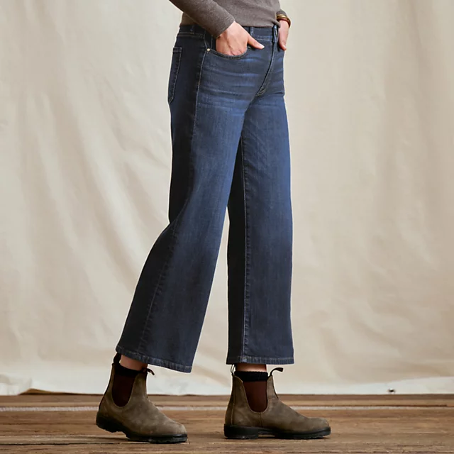 Orvis Kut From The Kloth® Charlotte Denim Wide-Leg Cropped Jeans EXCLUSIVE