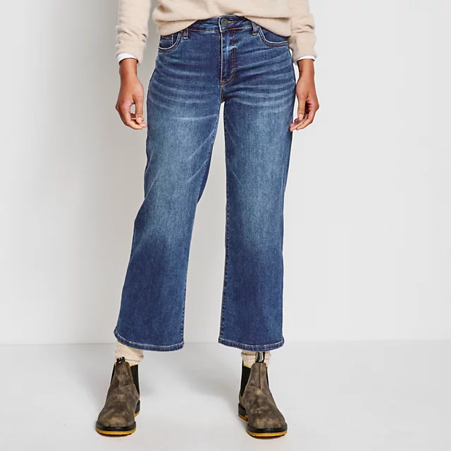 Orvis Kut From The Kloth® Charlotte Denim Wide-Leg Cropped Jeans RESOLVED