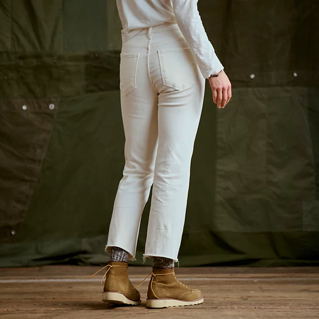 Orvis Kut From The Kloth® Kelsey Cropped Flare Jeans ECRU