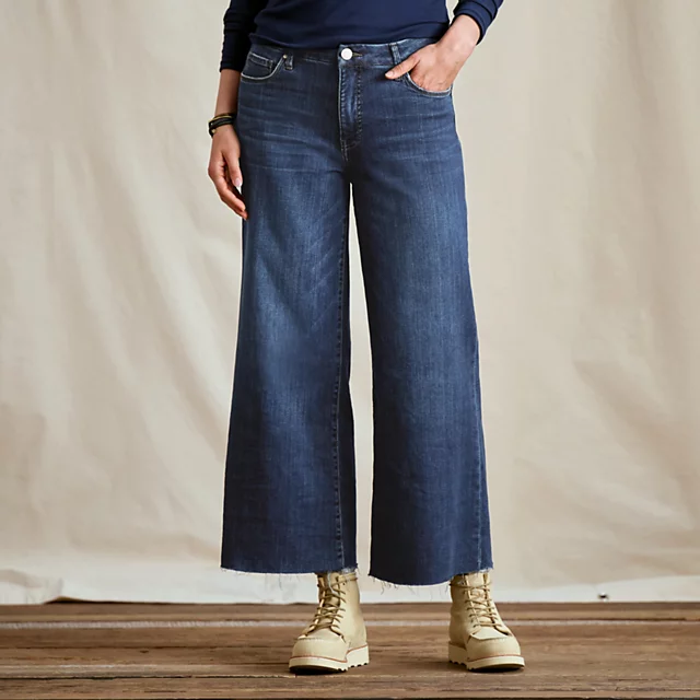 orvis Kut from the Kloth® Meg High-Rise Wide-Leg Jeans EXHIBITED