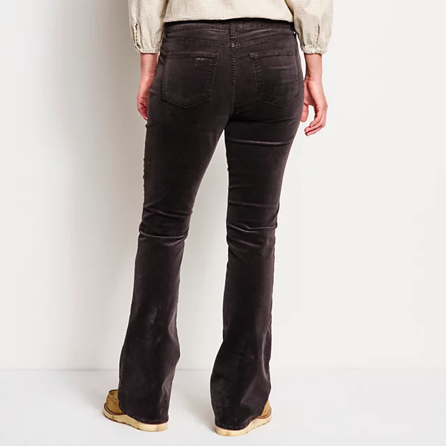 Orvis Kut From The Kloth® Natalie Mid-Rise Corduroy Bootcut Pants WINE