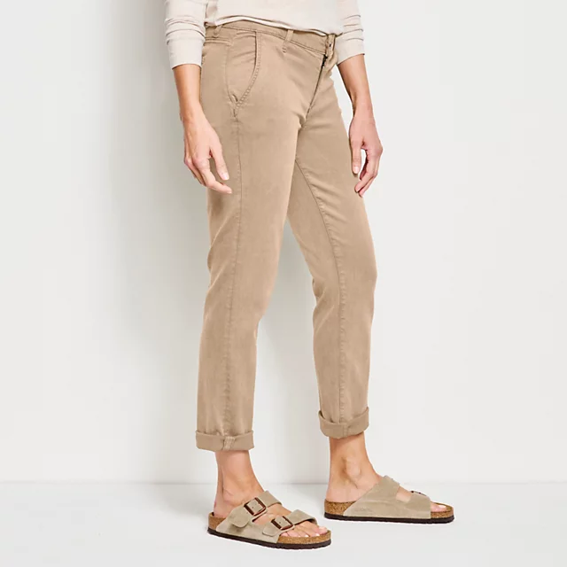 Orvis Kut From The Kloth® Stretch Twill Catherine Boyfriend Ankle—Exclusive DESERT KHAKI