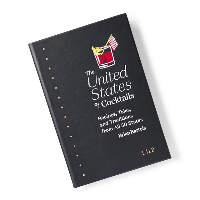 orvis Leather-Bound United States Of Cocktails Book