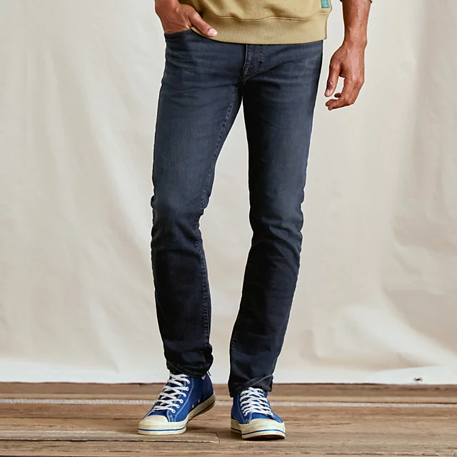 Orvis Mavi® Jake Organic Vintage Slim-Leg Jeans MIDNIGHT