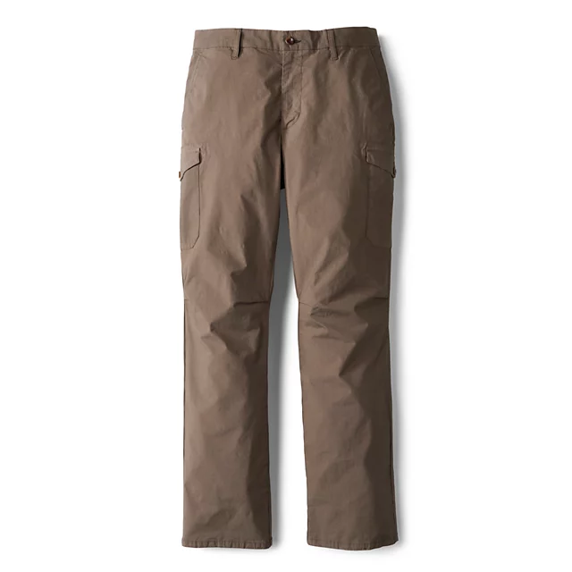 Orvis Men's 1856 Stretch Poplin Regular Fit Cargo Pants MUSHROOM