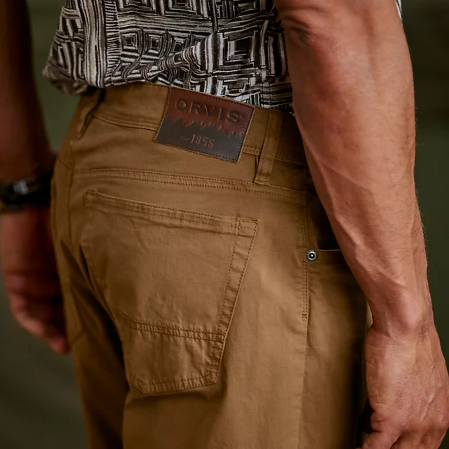Orvis Men’s 1856 Stretch Twill 5-Pocket Pants FIELD KHAKI