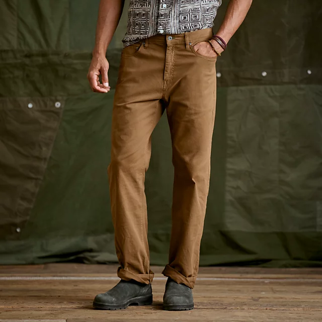 Orvis Men’s 1856 Stretch Twill 5-Pocket Pants FIELD KHAKI