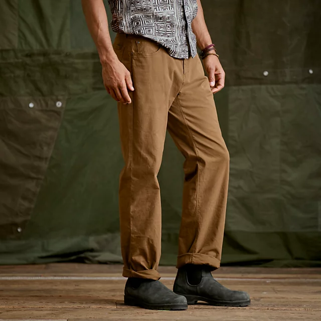 Orvis Men’s 1856 Stretch Twill 5-Pocket Pants FIELD KHAKI