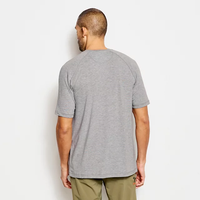 Orvis Men's DriCast™ Short-Sleeve Crewneck T-Shirt LIGHT GREY HEATHER