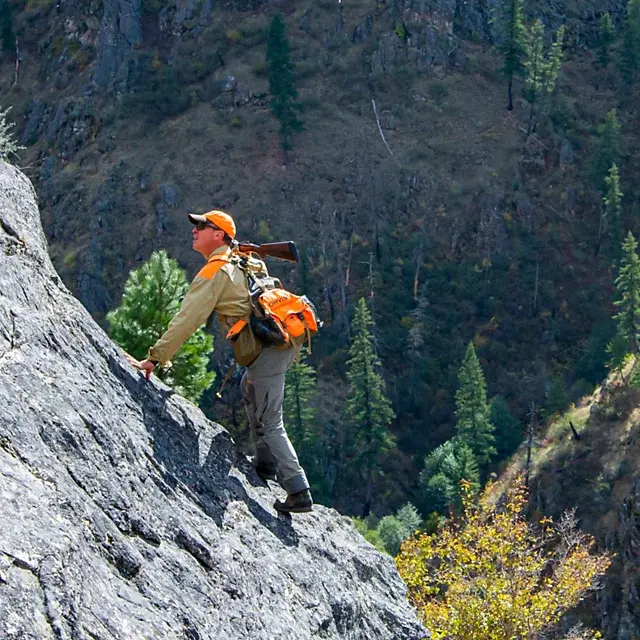 Orvis Men’s Long-Sleeve Midweight Shooting Shirt SAND/BLAZE