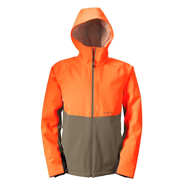 Orvis Men’s PRO HD Upland Softshell Hoodie BLAZE/TARMAC