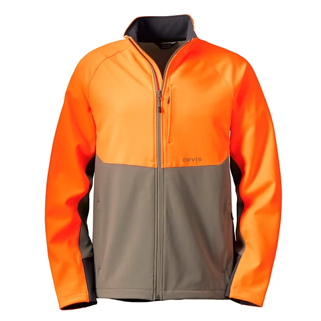 orvis Men’s PRO Upland Softshell Jacket BLAZE/CEDAR