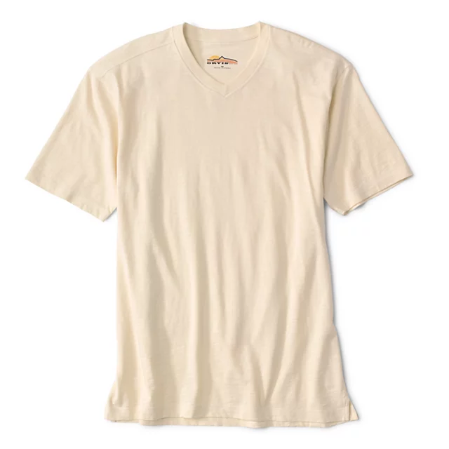 orvis Montana Morning® Short-Sleeve High V-Neck T-Shirt CREAM