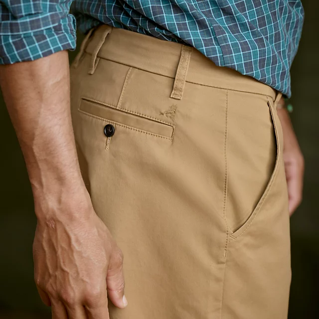 Orvis 1856 Easy Care Angler 9" Chino Shorts KHAKI