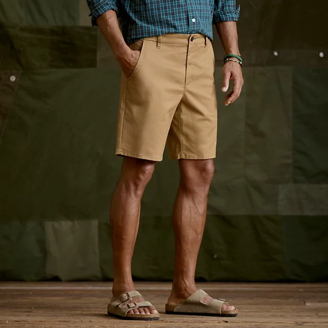 Orvis 1856 Easy Care Angler 9" Chino Shorts KHAKI
