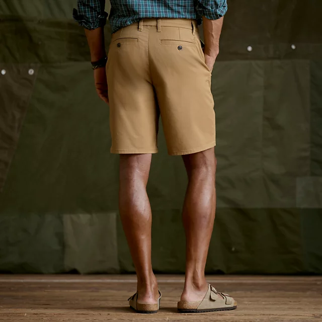 Orvis 1856 Easy Care Angler 9" Chino Shorts KHAKI