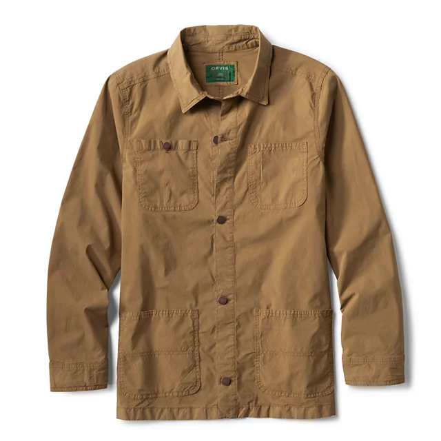 Orvis 1856 Stretch Poplin Chore Coat FIELD KHAKI