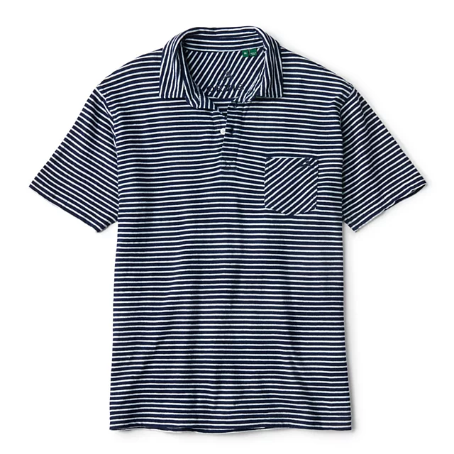 orvis Angler’s Indigo Striped Polo DARK INDIGO