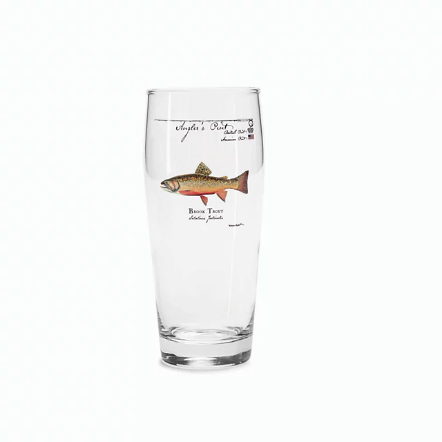 orvis Angler’s Pint Glass Brook Trout