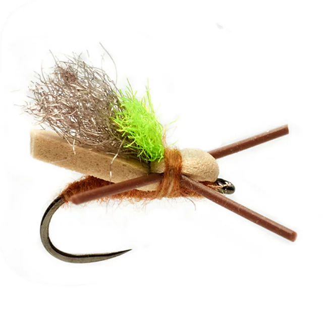 orvis Barbless Mini Flopper TAN