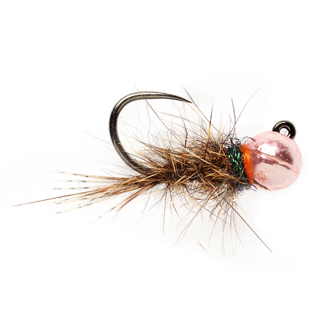 orvis Barbless Roza’s Pink Hare’s Ear Jig