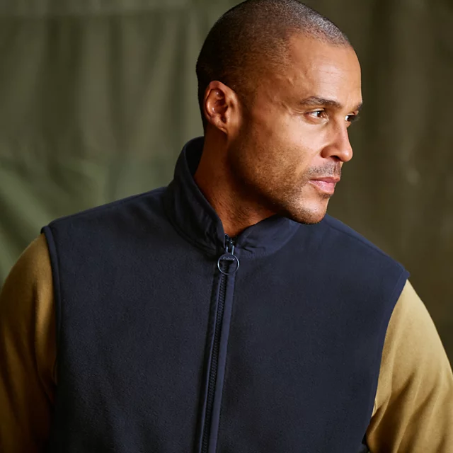 Orvis Barbour® Lowich Fleece Gilet NAVY