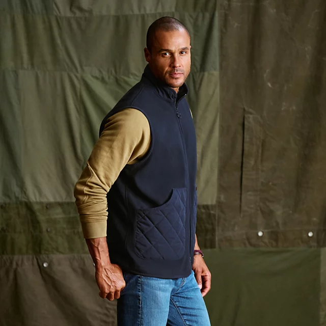 Orvis Barbour® Lowich Fleece Gilet NAVY