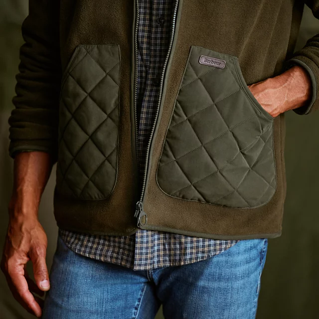 Orvis Barbour® Lowich Fleece Jacket OLIVE