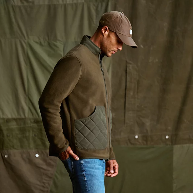 Orvis Barbour® Lowich Fleece Jacket OLIVE