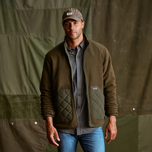 orvis Barbour® Lowich Fleece Jacket OLIVE