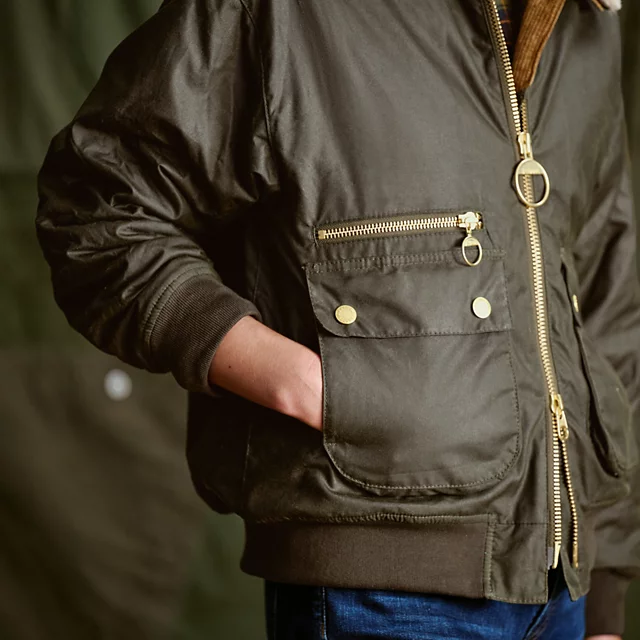 Orvis Barbour® Maxine Waxed Jacket ARCHIVE OLIVE