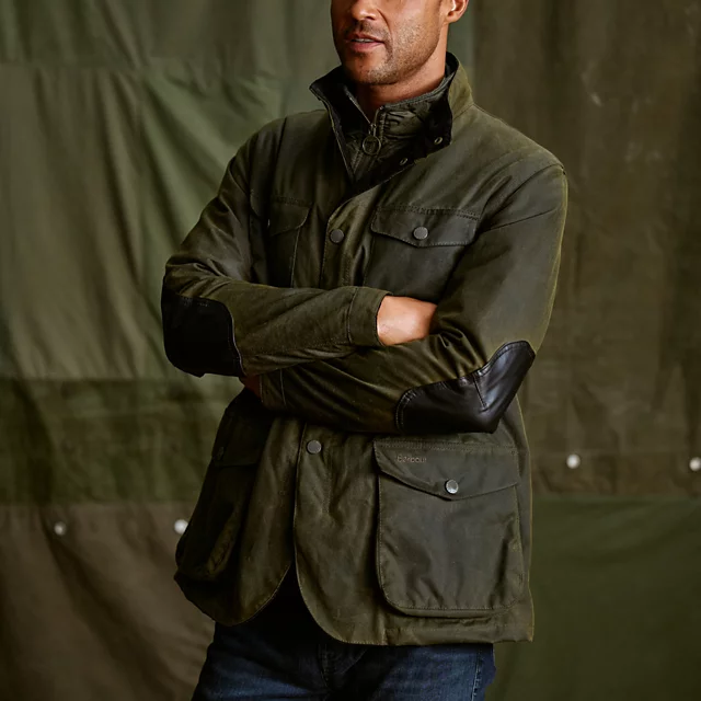 Orvis Barbour® Ogston Waxed Jacket OLIVE