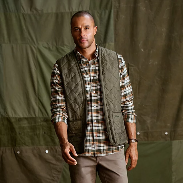 Orvis Barbour® Polarquilt Zip-In Liner OLIVE
