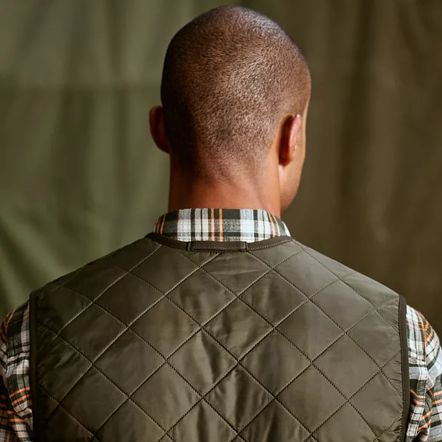 Orvis Barbour® Polarquilt Zip-In Liner OLIVE