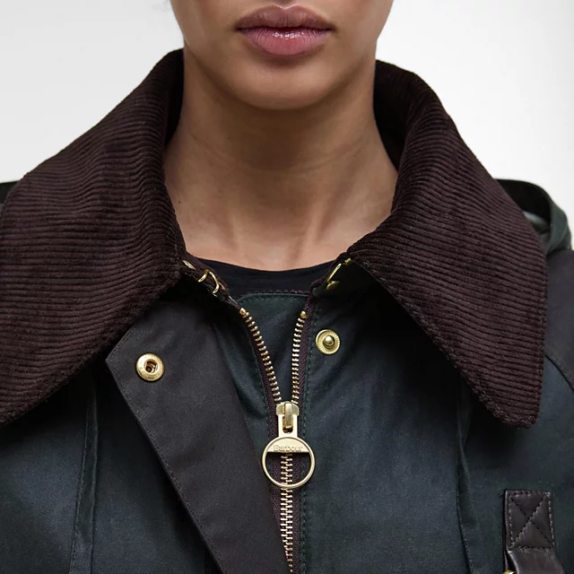 Orvis Barbour® Reighton Waxed Jacket SAGE/RUSTIC