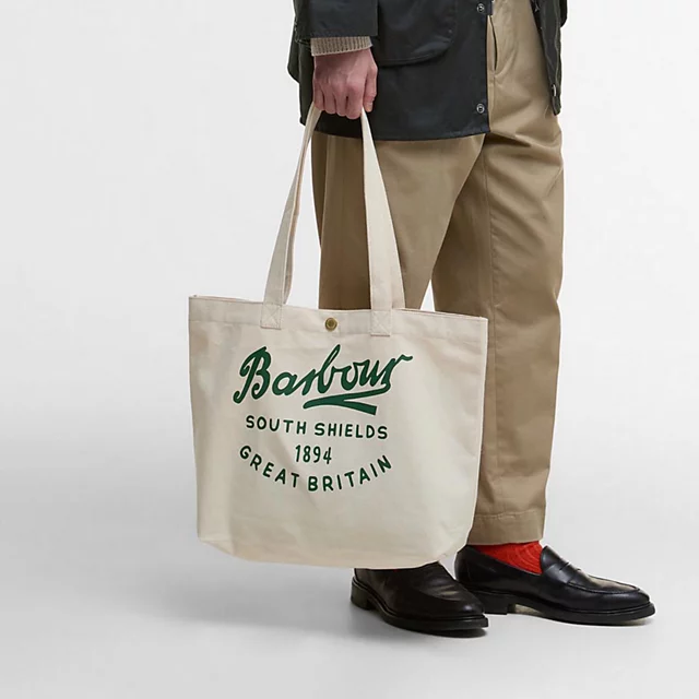 Orvis Barbour® Script Tote NATURAL