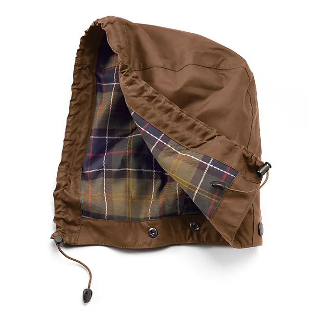 orvis Barbour® Waxed Cotton Hood BARK