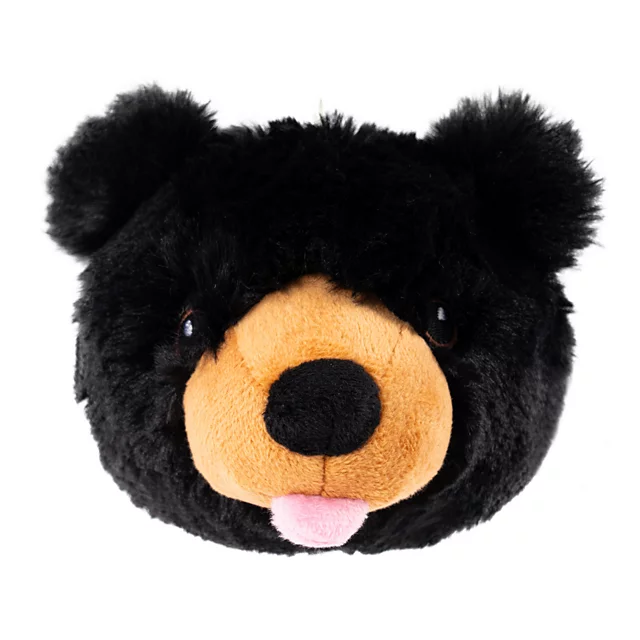 orvis Black Bear Head 2-in-1 Dog Toy
