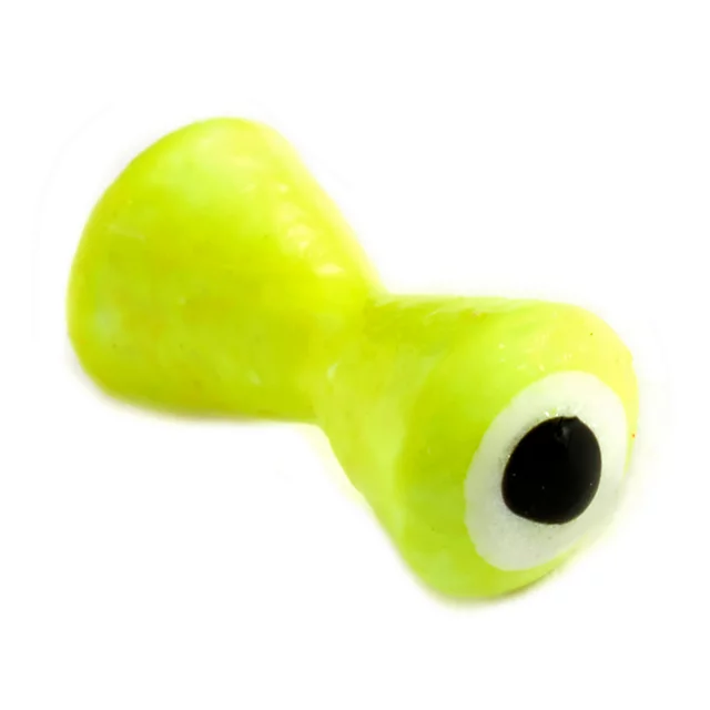 orvis Brass Fluorescent Streamer Eyes CHARTREUSE